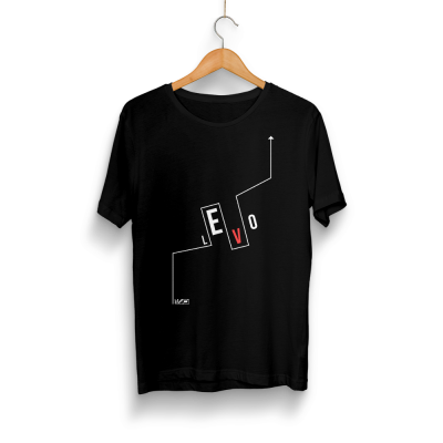 HH - Levo Logo Siyah T-shirt