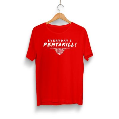 Pentakill - HH - Pentakill Kırmızı T-shirt