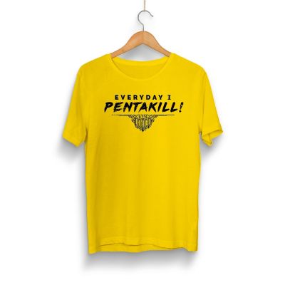 HH - Pentakill Sarı T-shirt