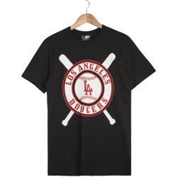Hyper X - Baseball LA Siyah T-shirt - Thumbnail