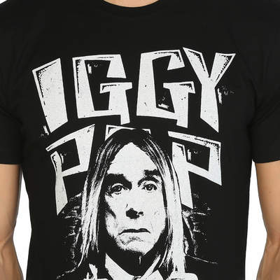 Bant Giyim - Iggy Pop Siyah T-shirt