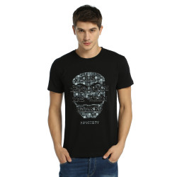 Bant Giyim - Mr. Robot Anonymous Siyah T-shirt - Thumbnail