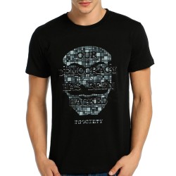 Bant Giyim - Mr. Robot Anonymous Siyah T-shirt - Thumbnail