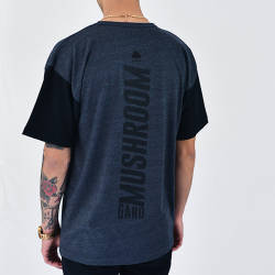 Mushroom Anthracite & Black T-shirt - Thumbnail