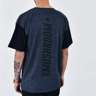 Mushroom - Mushroom Anthracite & Black T-shirt