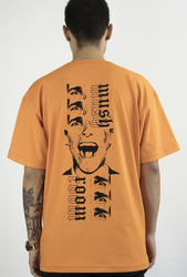 Mushroom Psycho II Turuncu T-shirt Tişört - Thumbnail
