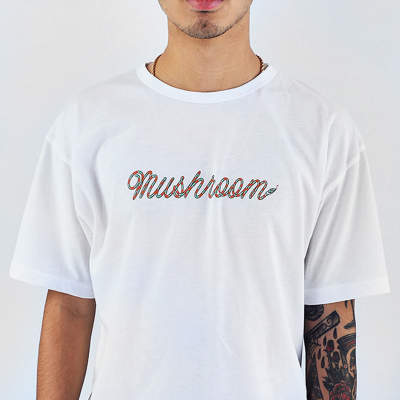 Mushroom - Mushroom Snake Beyaz T-shirt