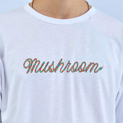 Mushroom Snake Beyaz T-shirt
