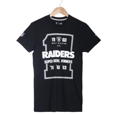 Era - Era - Oakland Raiders Super Bowl Winners Siyah T-shirt