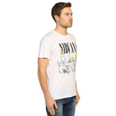 Bant Giyim - Nirvana Bleach Beyaz T-shirt