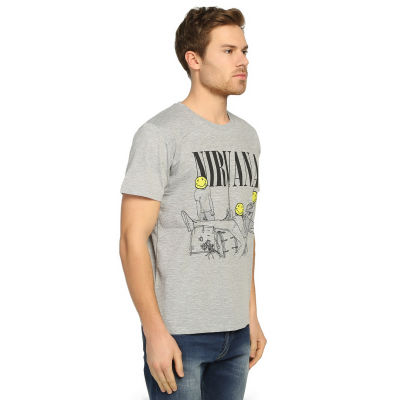 Bant Giyim - Nirvana Bleach Gri T-shirt