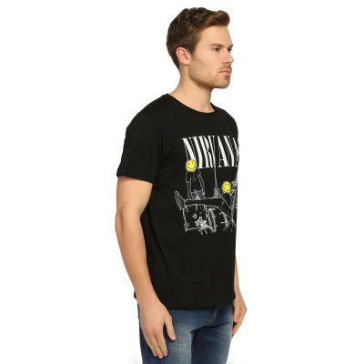 Bant Giyim - Nirvana Bleach Siyah T-shirt