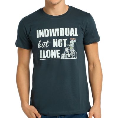 Bant Giyim - Bisiklet Not Alone Füme T-Shirt