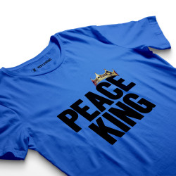 HH - Peace King Mavi T-shirt - Thumbnail