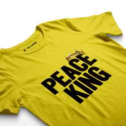 HH - Peace King Sarı T-shirt - Thumbnail