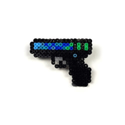 Pixel Art Glock-18 Off World Rozet - Thumbnail