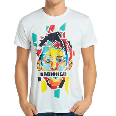 Bant Giyim - Radiohead Thom Yorke Beyaz T-shirt