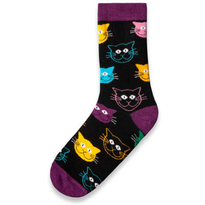 SA - Cats Siyah Çorap