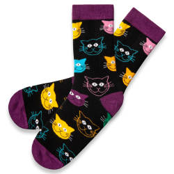 SA - Cats Siyah Çorap - Thumbnail