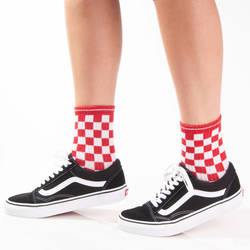 HollyHood - SA - Kareli Kırmızı Beyaz Çorap