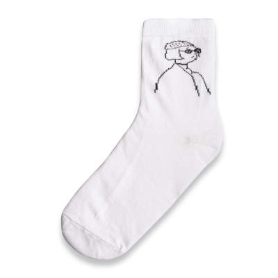 SA - Mathilda Beyaz Çorap