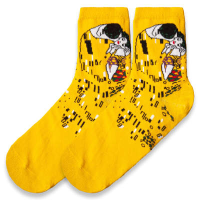 HollyHood - SA - Öpücük Sarı Çorap