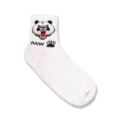 SA - Paw Beyaz Çorap - Thumbnail