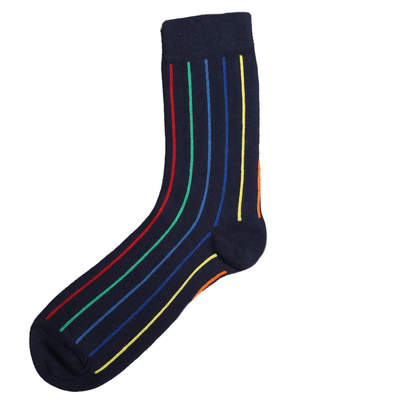 SA - Renkli Çizgili Çorap