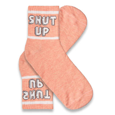 HollyHood - SA - Shut Up Pembe Çorap