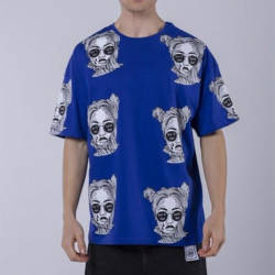 Saw - Espostoa Oversize Mavi T-shirt - Thumbnail