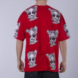 Saw - Espostoa Oversize Kırmızı T-shirt - Thumbnail