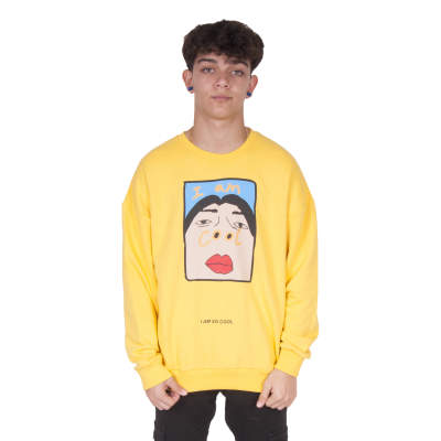 Saw - I'm So Cool Sarı Sweatshirt