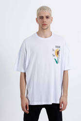 Saw - Sunflower T-Shirt Beyaz - Thumbnail