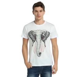 Bant Giyim - Elephant Fil Beyaz T-shirt - Thumbnail