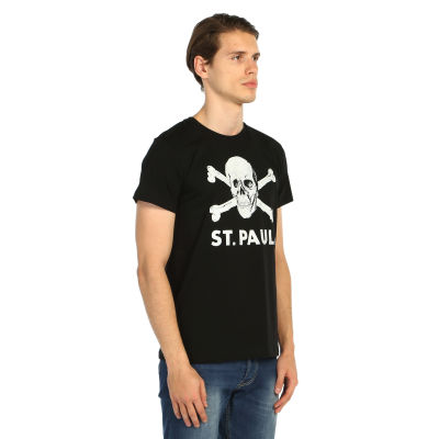 Bant Giyim - St. Pauli Siyah T-shirt