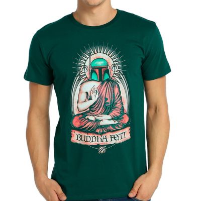 Bant Giyim - Star Wars Buddha Fett Boba Fett Yeşil T-shirt
