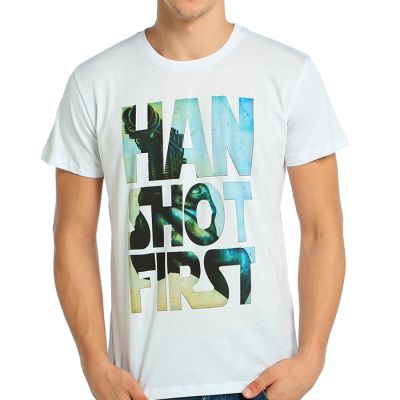 Bant Giyim - Star Wars Han Solo Beyaz T-shirt