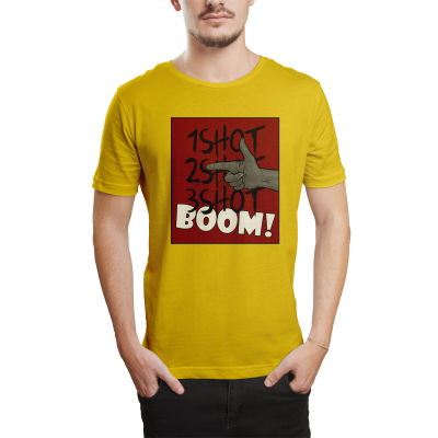 HH - Tankurt Boom Sarı T-shirt