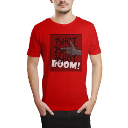 HH - Tankurt Boom Kırmızı T-shirt - Thumbnail