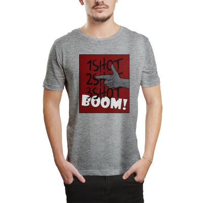 HH - Tankurt Boom Gri T-shirt