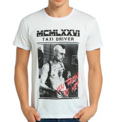 Bant Giyim - Taxi Driver Beyaz T-shirt - Thumbnail