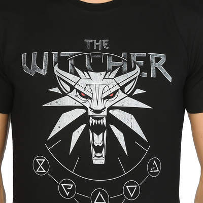 Bant Giyim - The Witcher Wild Hunt Siyah T-shirt