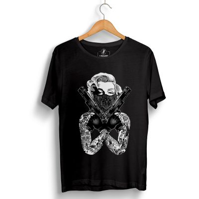 HH - Thug Marilyn Siyah T-shirt