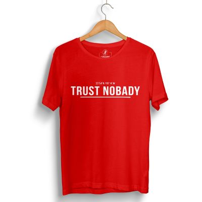 HH - Trust Nobady 2 Kırmızı T-shirt