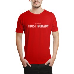 HH - Trust Nobady 2 Kırmızı T-shirt - Thumbnail