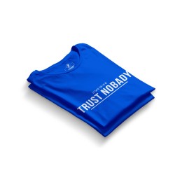 HH - Trust Nobady 2 Mavi T-shirt - Thumbnail
