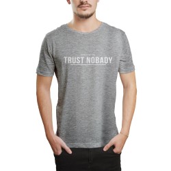 HH - Trust Nobady 2 Gri T-shirt - Thumbnail