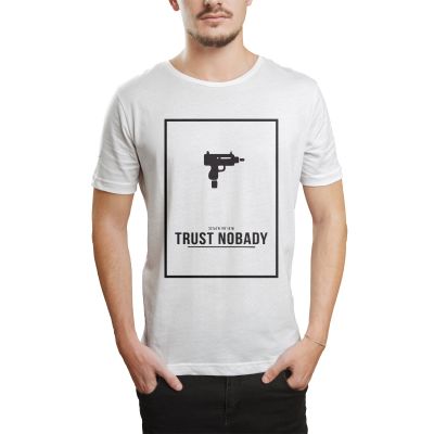 HH - Trust Nobady Beyaz T-shirt