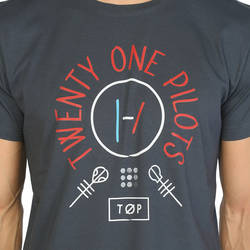 Bant Giyim - Twenty One Pilots Blurryface Füme T-shirt - Thumbnail