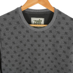 Two Bucks - NY Little Logo Antrasit Sweatshirt - Thumbnail